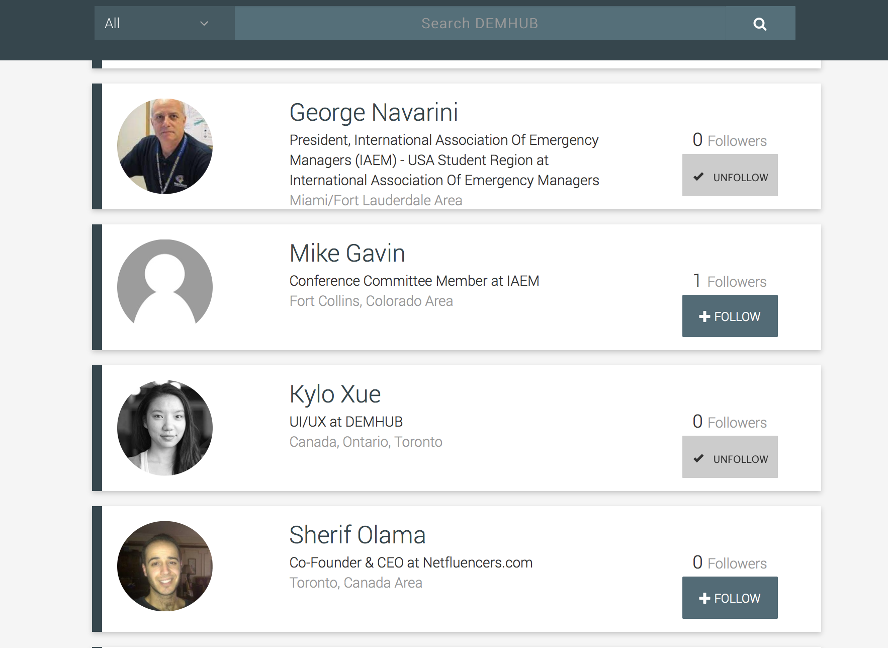 DEMHUB screenshot