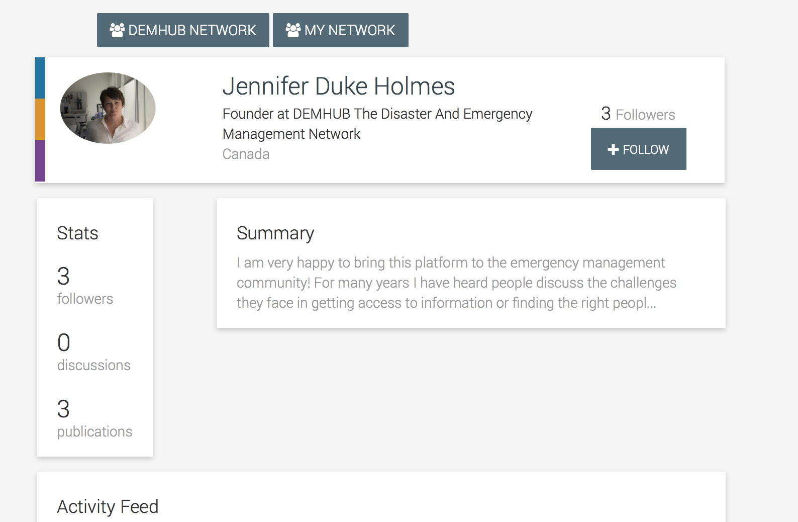 DEMHUB screenshot