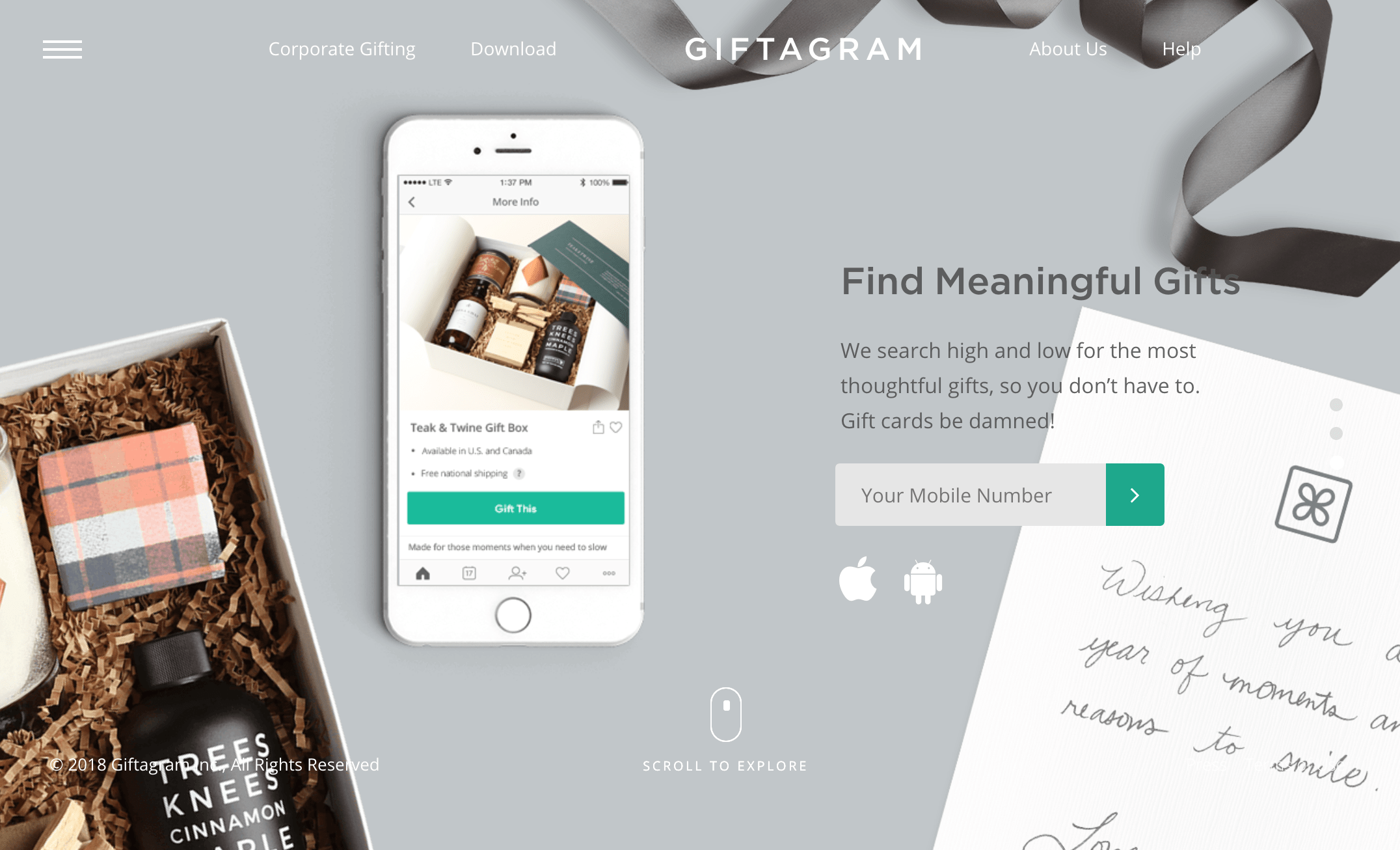 Giftagram screenshot