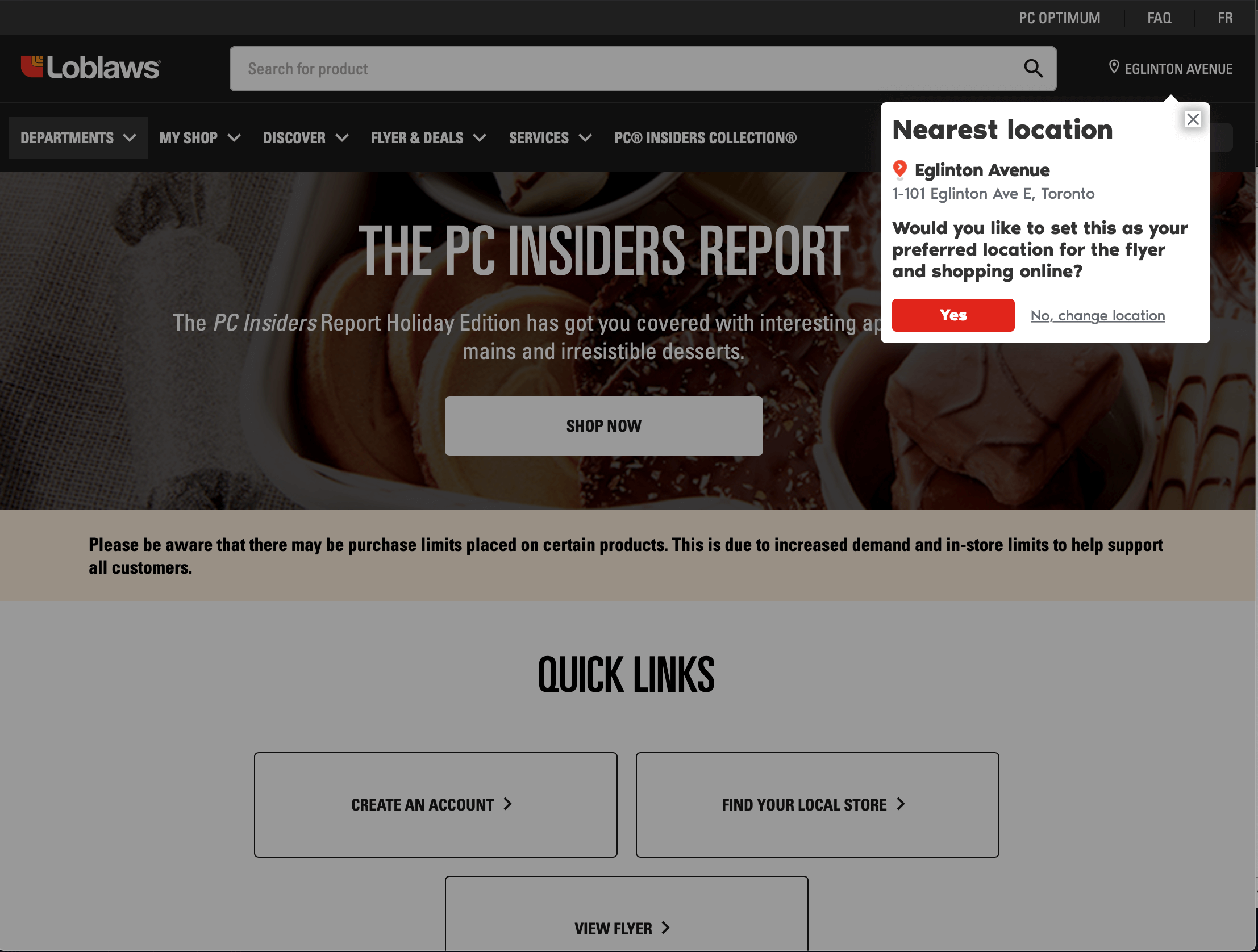 Loblaw Digital screenshot