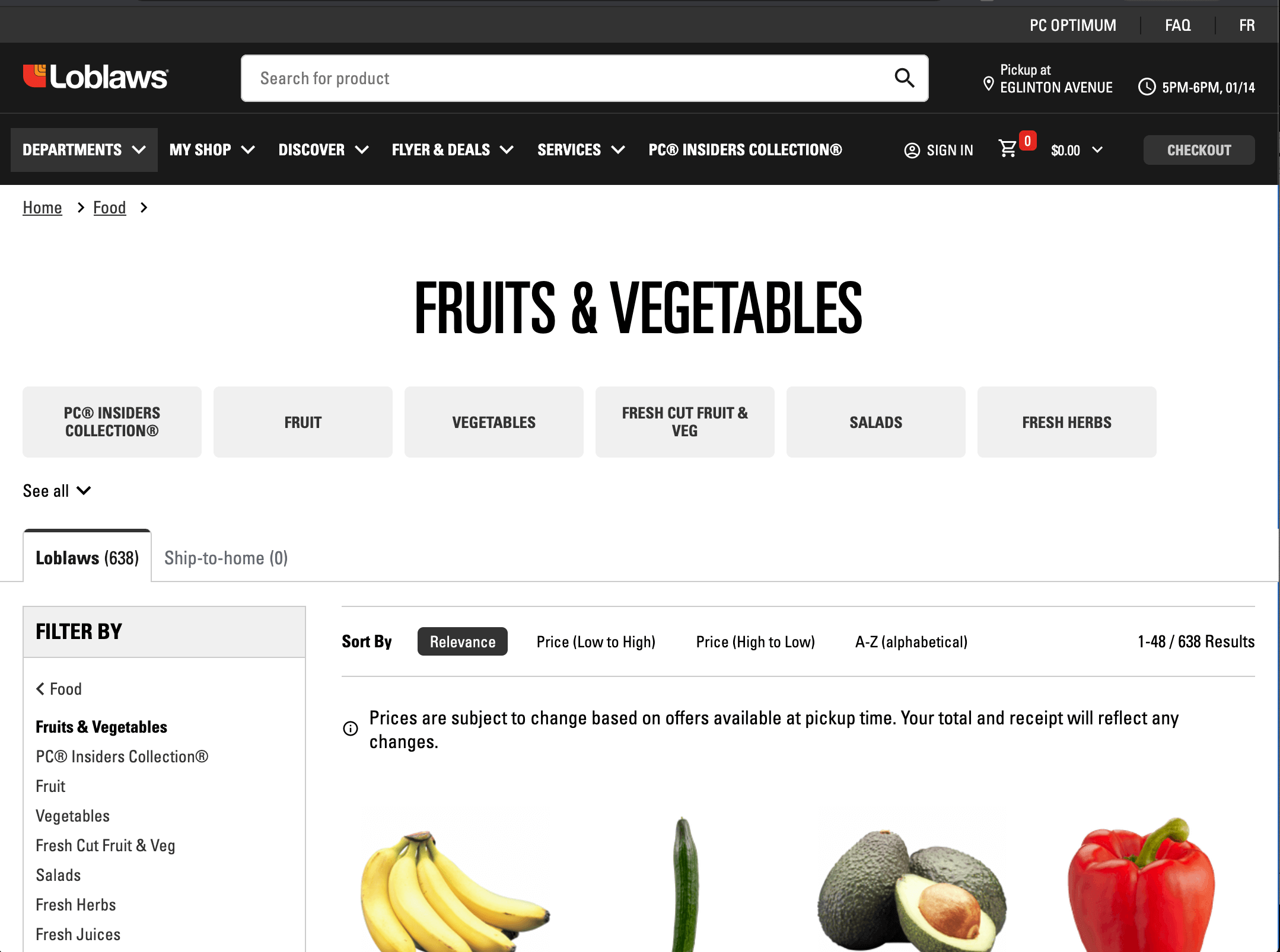 Loblaw Digital screenshot
